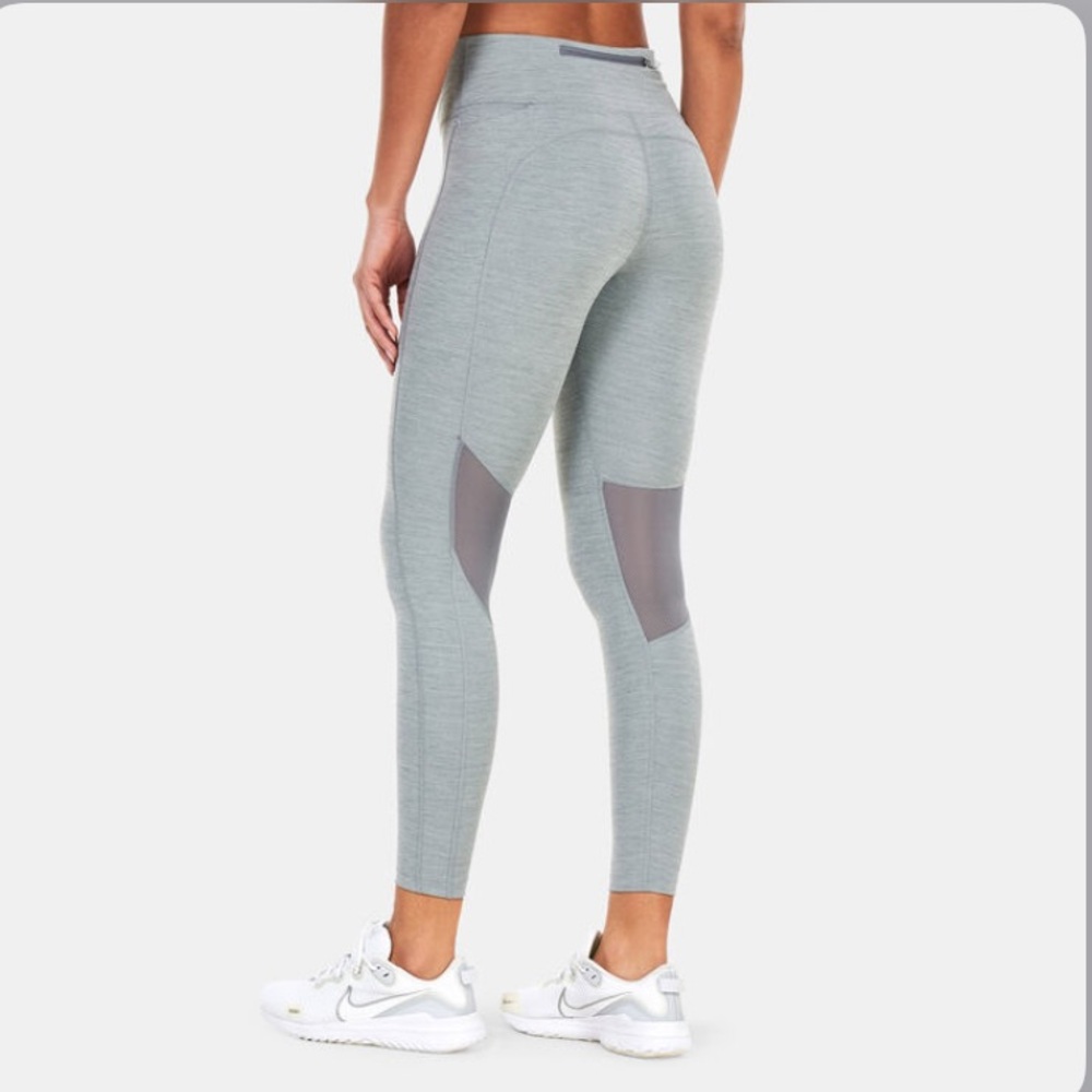 * NWT Nike Epic fast Mid-Rise Running Leggings grey Medium